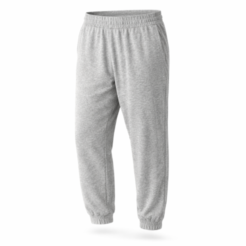 Classic Elasticated Cuff Jog Pants heather grey