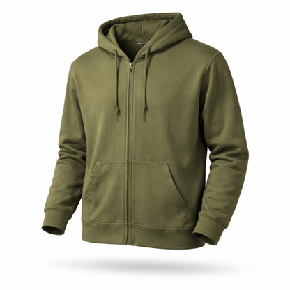 Premium Hooded Sweat Jacket classci olive