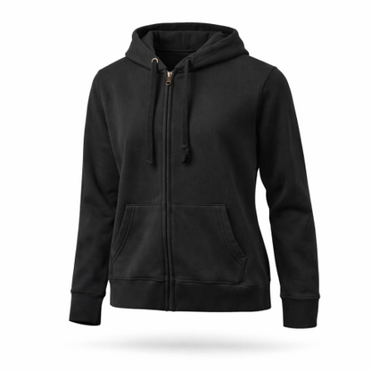 Ladies´ Premium Hooded Sweat Jacket schwarz