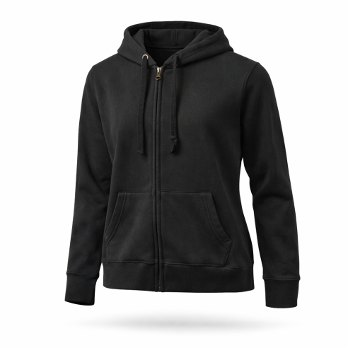 Ladies´ Premium Hooded Sweat Jacket schwarz