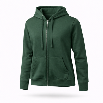 Heavy Blend™ Adult Full Zip Hooded Sweatshirt forest green