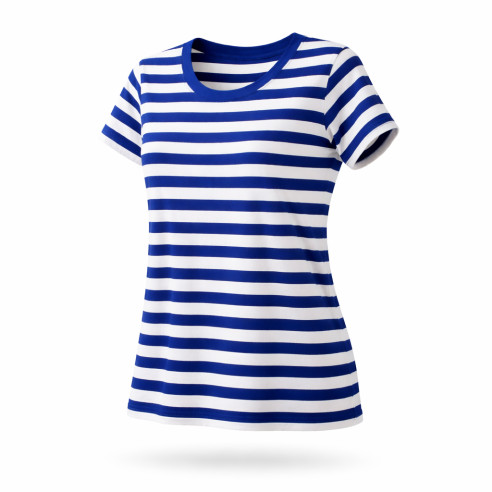 Women´s Stripy T weiss/blau