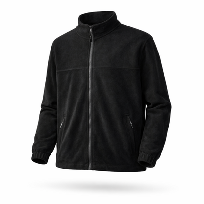 Full-Zip Fleece schwarz